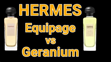 hermes equipage vs equipage geranium|equipage geranium cologne.